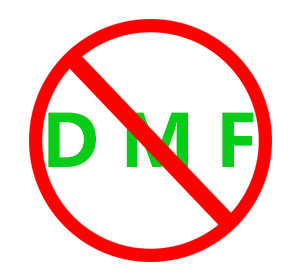 What is the DMF in the desiccant for？