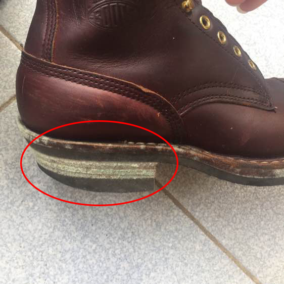 The culprit of moldy shoes — Glue